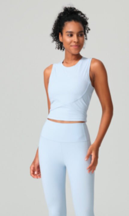 Top Deportivo Ribbed de Compresión Media